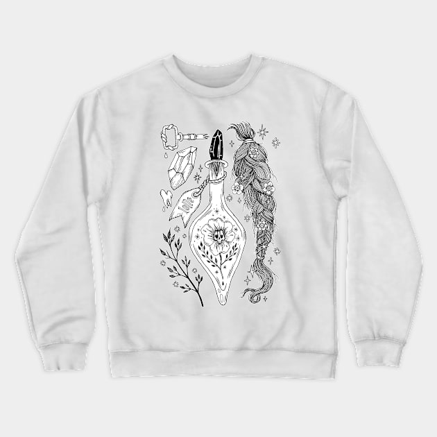 Deadly Flower Crewneck Sweatshirt by lOll3